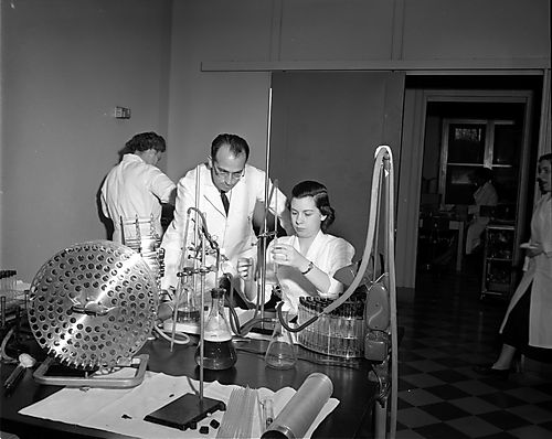 Jonas Salk and Ethel Bailey